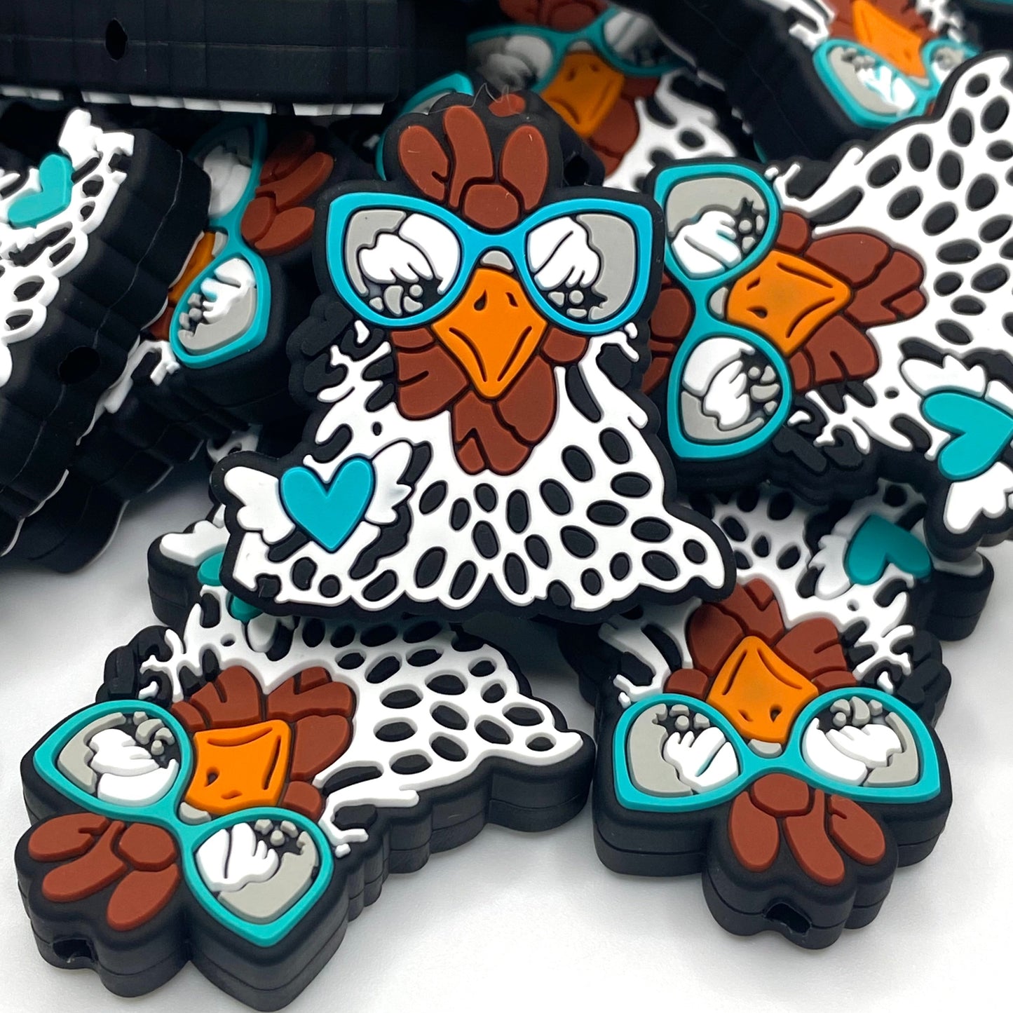 Gobble 'Till You Wobble Silicone Focal Beads