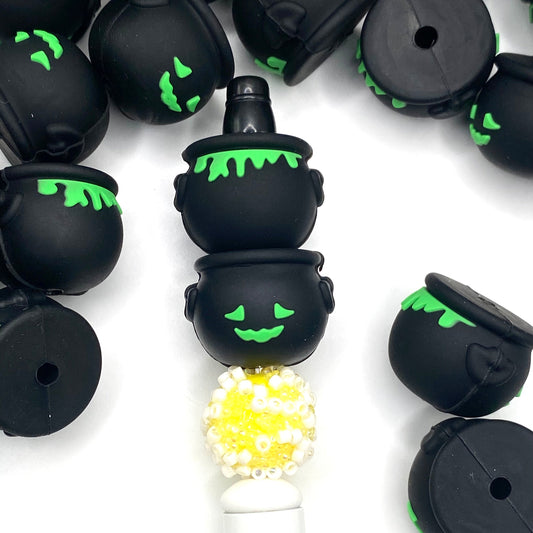 The Leaky Cauldron 3D Silicone Focal Beads