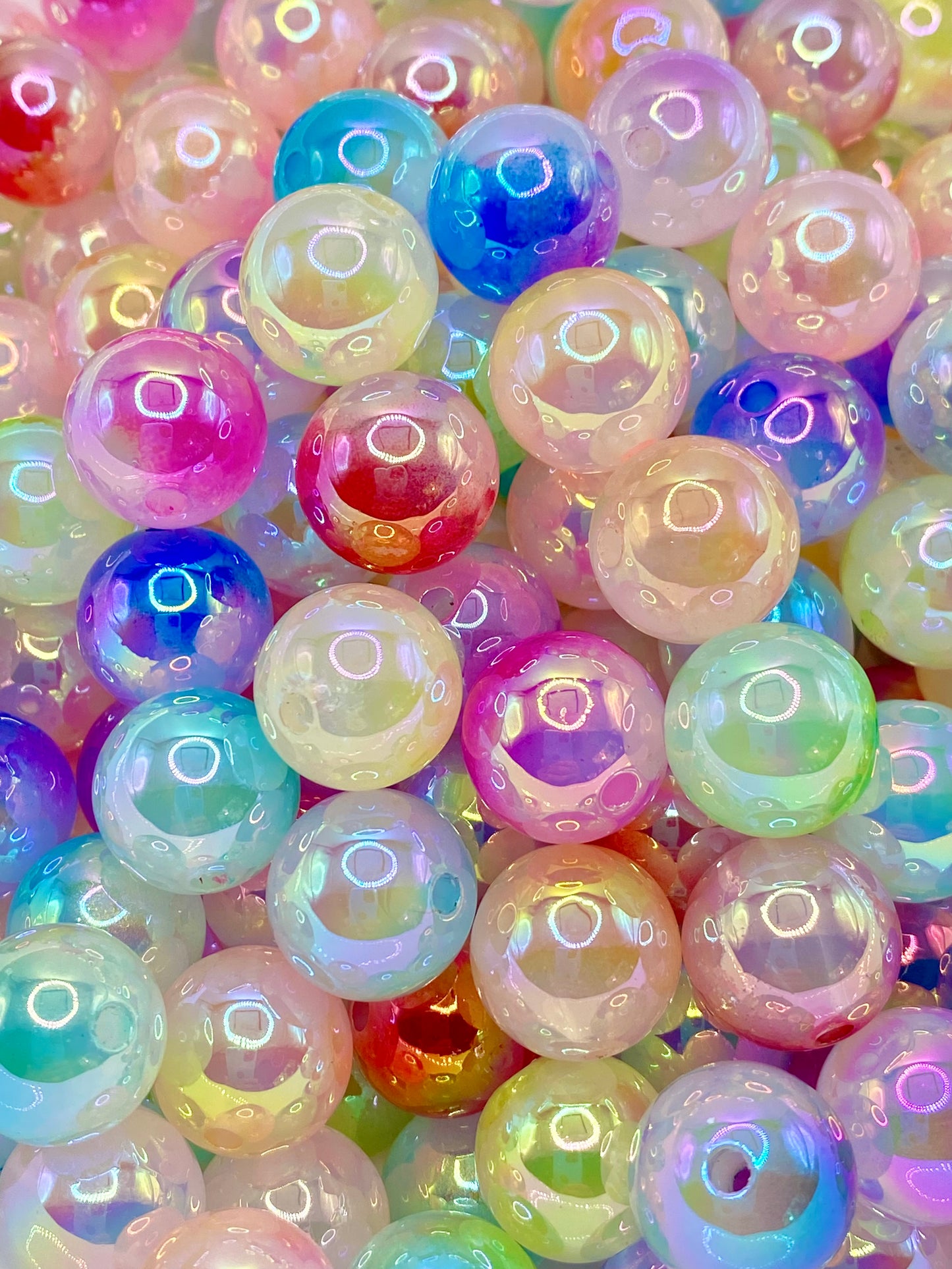 Sea The Beauty in Life Acrylic Beads