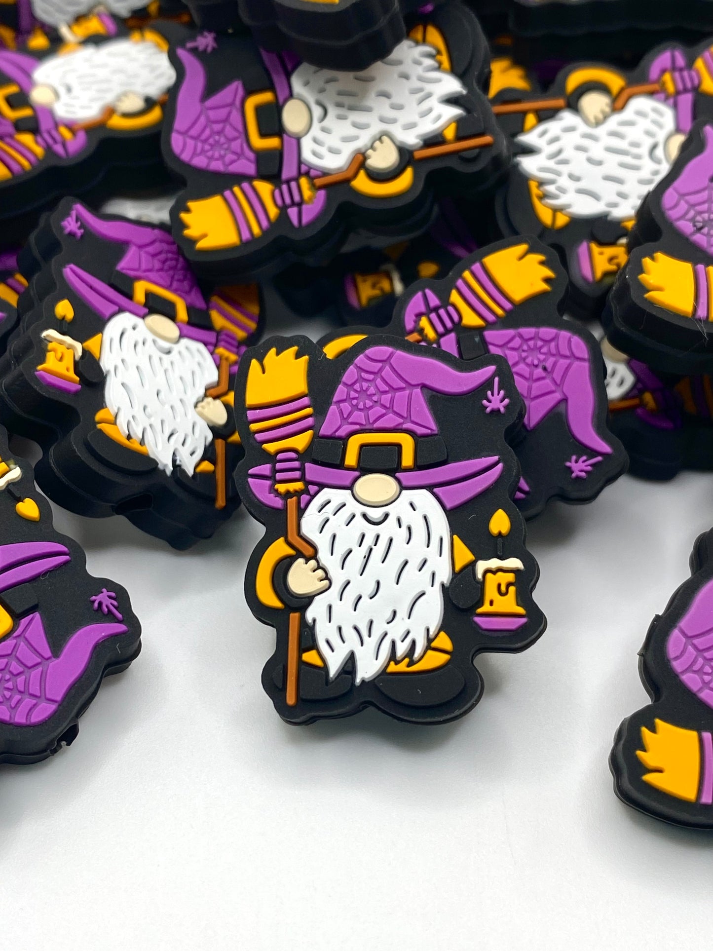 I'm a Wizard and I Gnome it Silicone Focal Beads