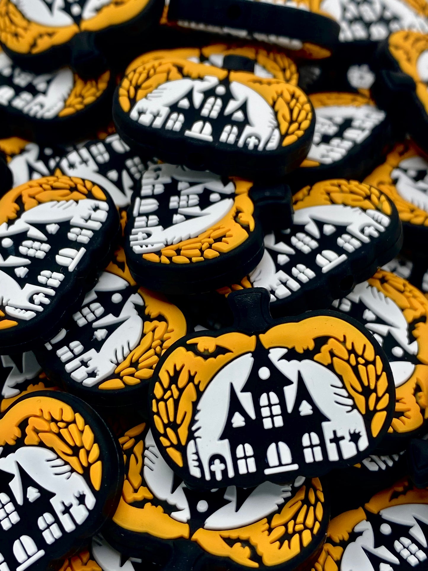 Haunted House Silicone Focal Beads