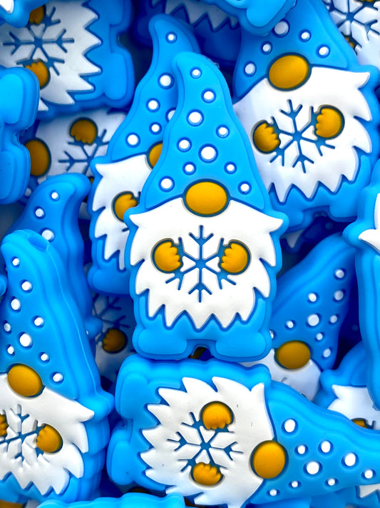 Snuggle Up Gnomies, It's Cold Outside Silicone Focal Beads