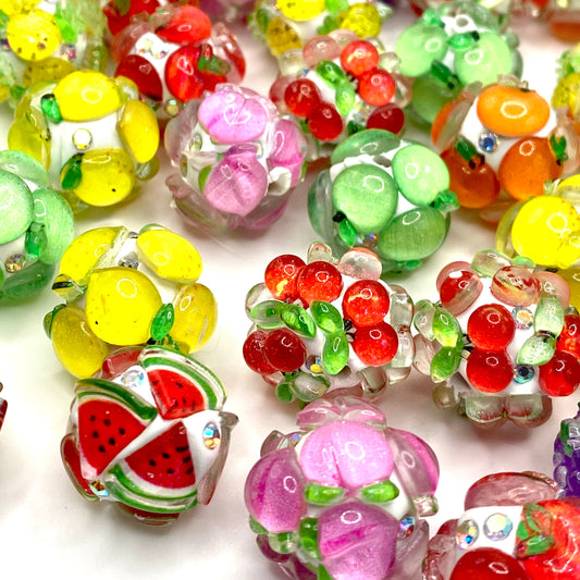 Fruit Vibes Fancy Polymer Clay Beads