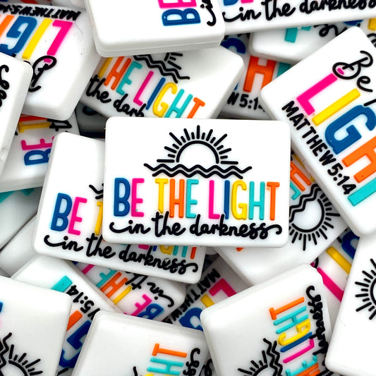 Be The Light In The Darkness Silicone Focal Beads