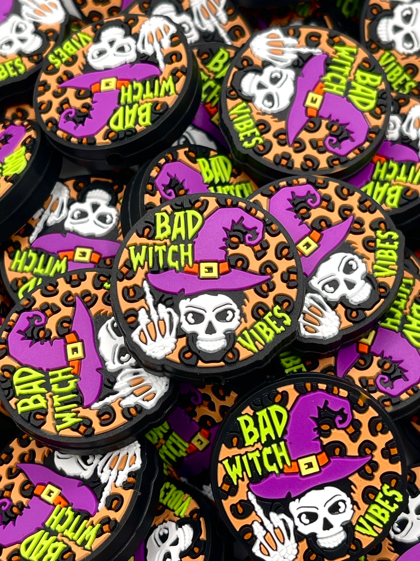 Bad Witch Vibes Silicone Focal Beads