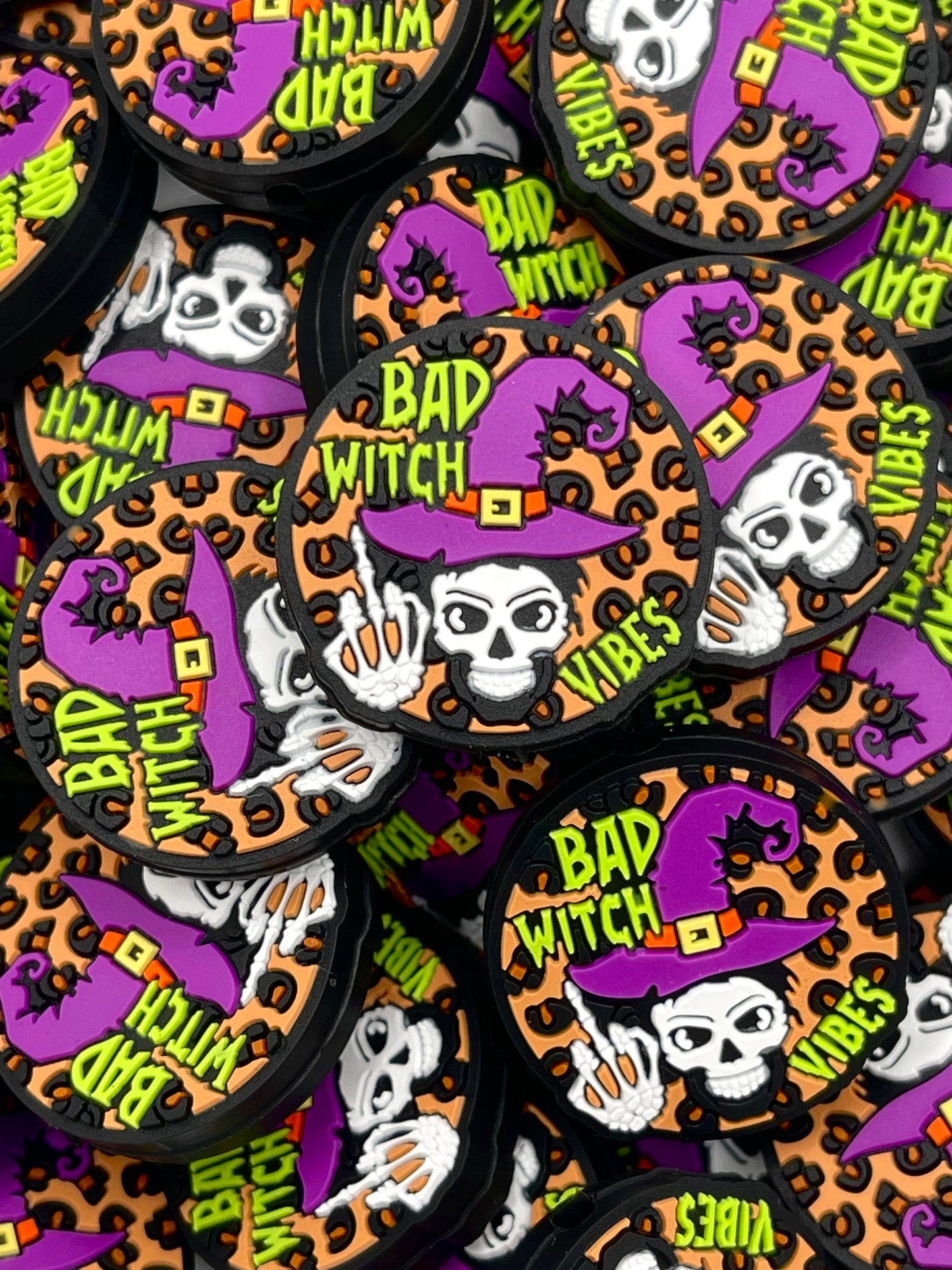 Bad Witch Vibes Silicone Focal Beads