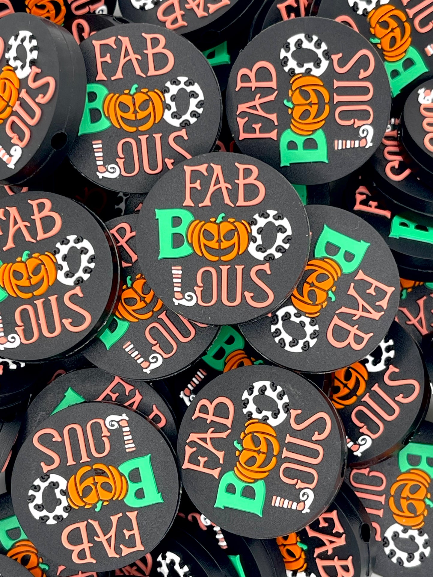 Fab-Boo-Lous Silicone Focal Beads